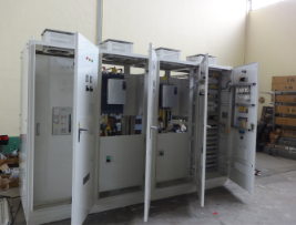 CONTROL PANEL WITH PLC&SOFT STARTER