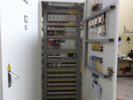 CONTROL PANEL WITH PLC&SOFT STARTER