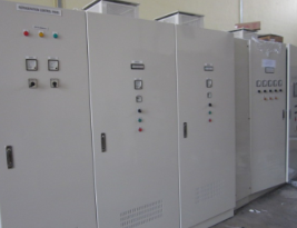 CONTROL PANEL WITH PLC&SOFT STARTER