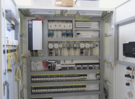 CONTROL PANEL WITH PLC&SOFT STARTER