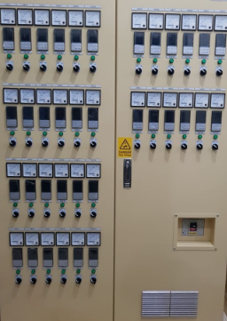 CONTROL PANEL WITH PLC&SOFT STARTER