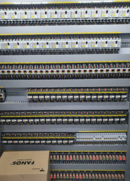 CONTROL PANEL WITH PLC&SOFT STARTER