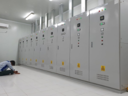 CONTROL PANEL WITH PLC&SOFT STARTER